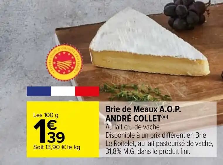 Brie de Meaux A.O.P. ANDRÉ COLLET(m)