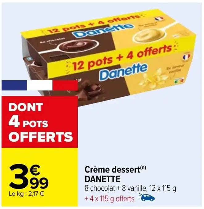 Crème dessert(n) DANETTE