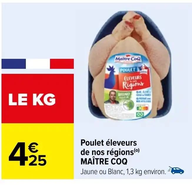 Poulet éleveurs de nos régions (0) MAÎTRE COQ