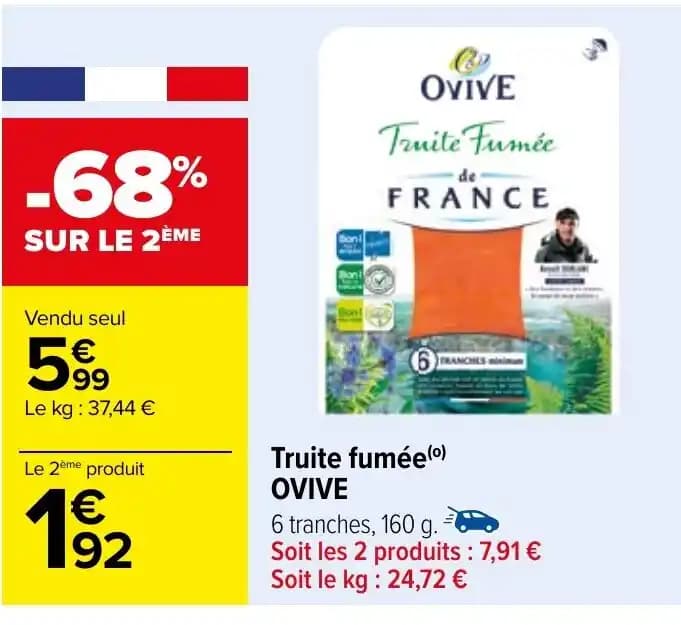 Truite fumée (0) OVIVE