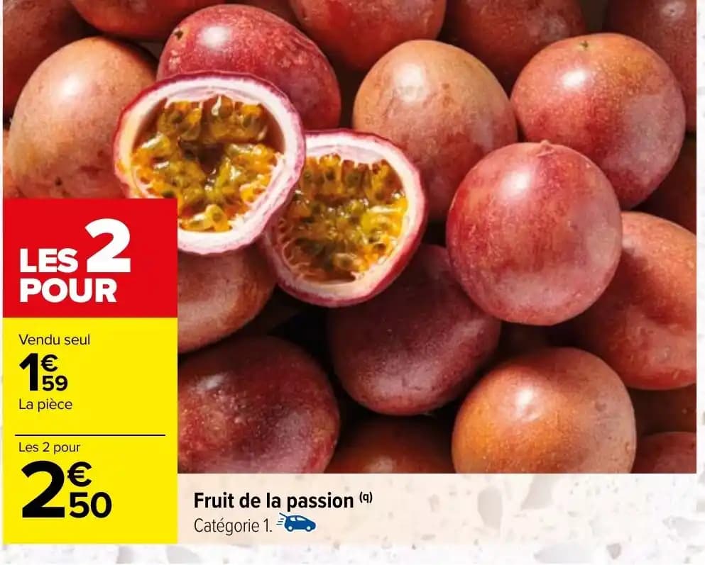 Fruit de la passion (9) Catégorie 1.