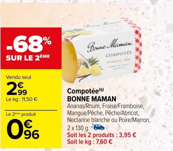 Compotée (a) BONNE MAMAN