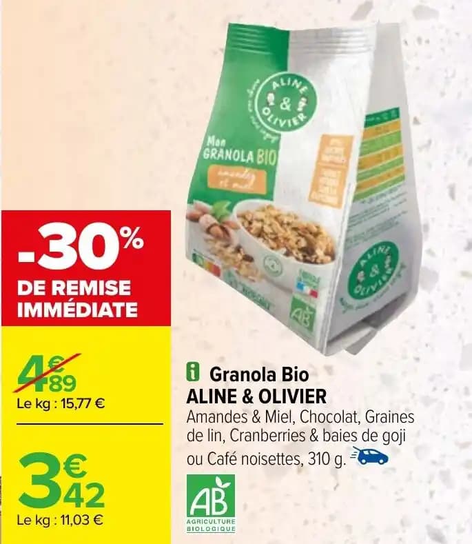 Granola Bio ALINE & OLIVIER