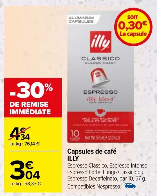 Capsules de café ILLY