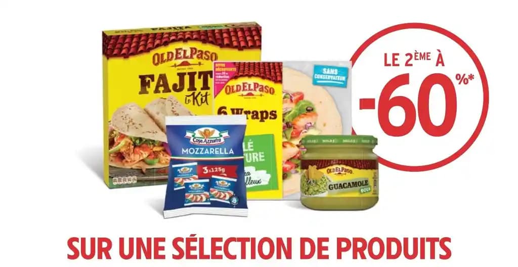 SUR UNE SÉLECTION DE PRODUITS