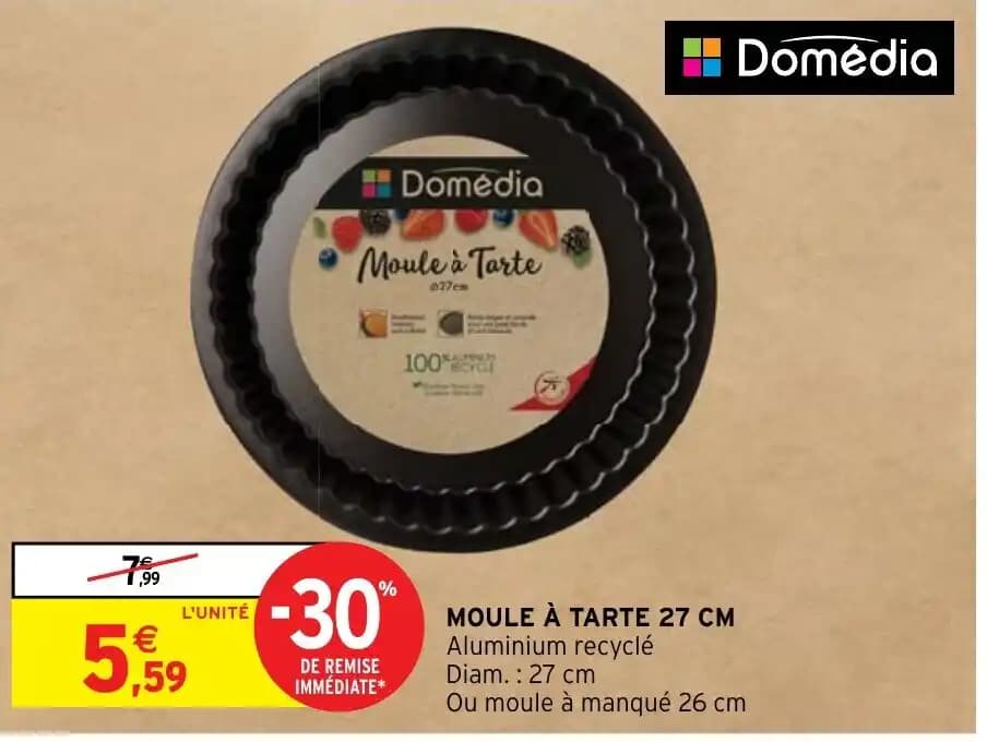 MOULE À TARTE 27 CM