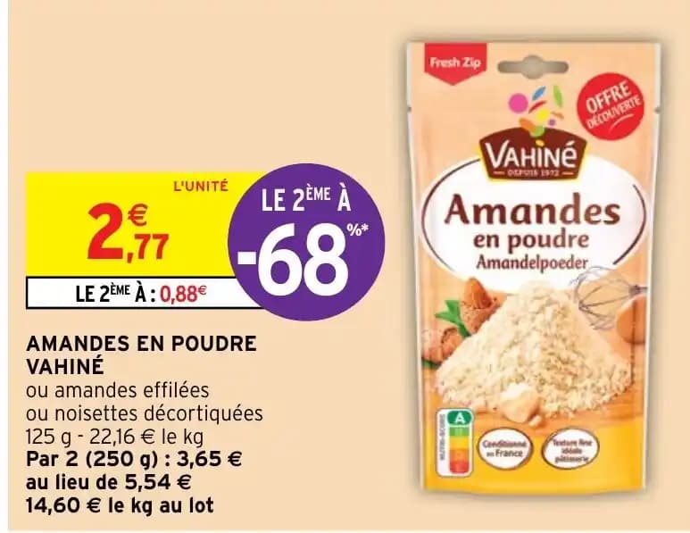 AMANDES EN POUDRE VAHINÉ
