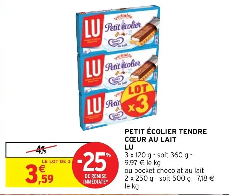 PETIT ÉCOLIER TENDRE CŒUR AU LAIT