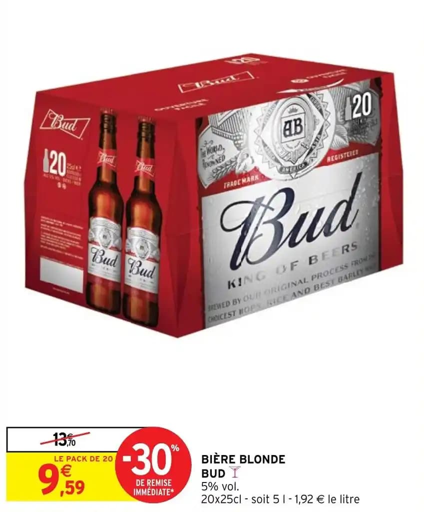 BIÈRE BLONDE BUD
