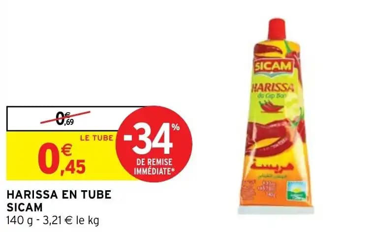 HARISSA EN TUBE SICAM