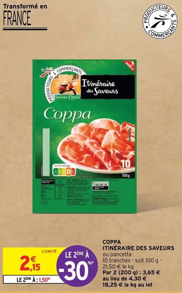 COPPA ITINÉRAIRE DES SAVEURS