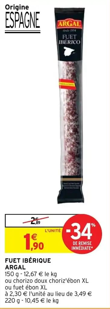 FUET IBÉRIQUE ARGAL