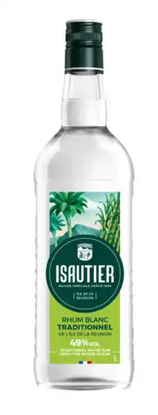 ISAUTIER Rhum blanc Traditionnel de la Réunion
