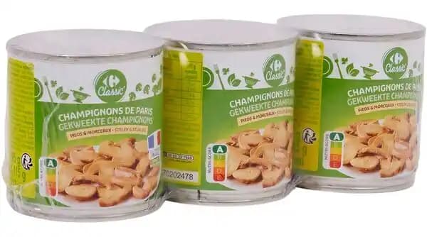 CARREFOUR CLASSIC' Champignons de Paris