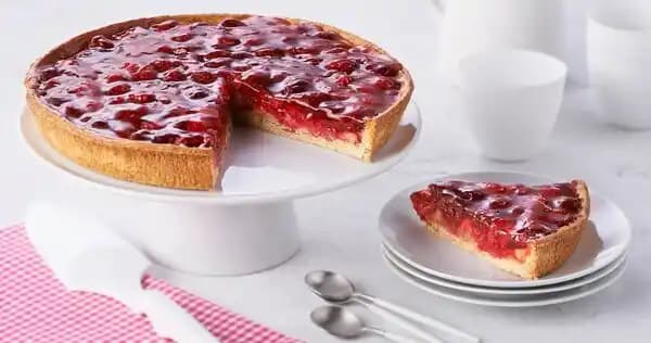 Tarte aux framboises 6 parts
