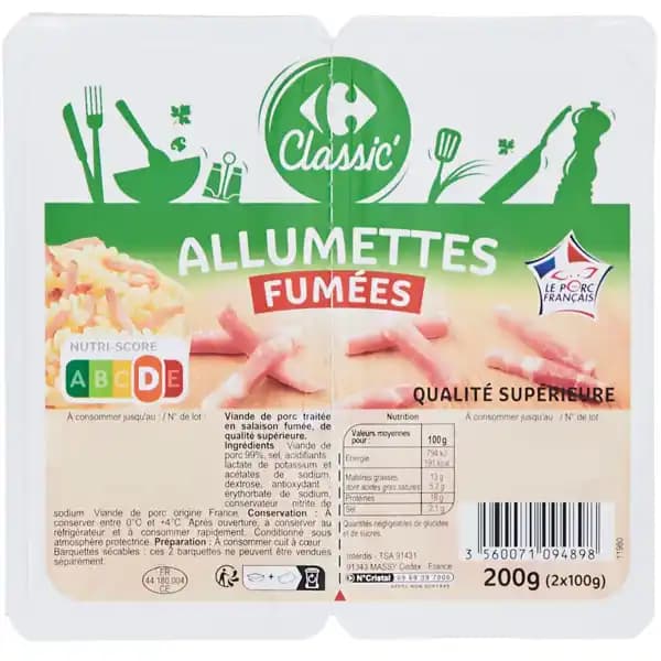 CARREFOUR CLASSIC' Allumettes