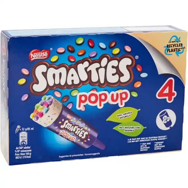 SMARTIES Pop Up glacés