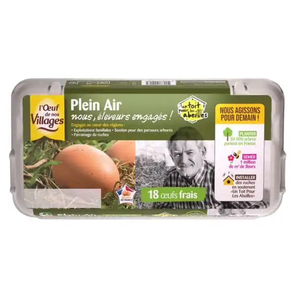L’ŒUF DE NOS VILLAGES Œufs Plein Air