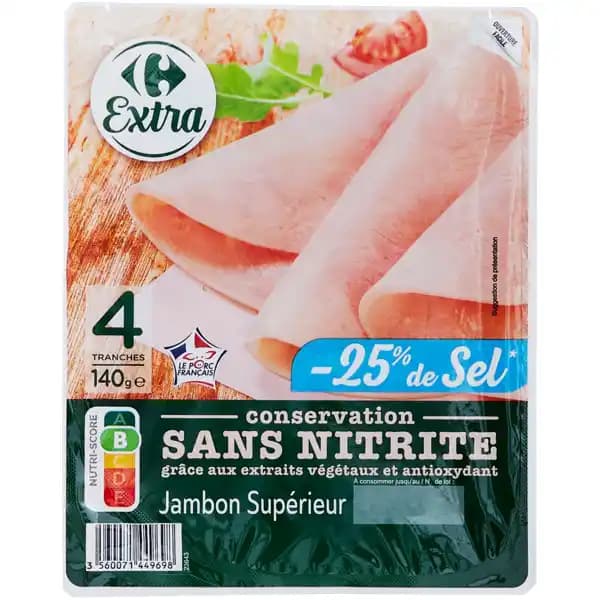 CARREFOUR EXTRA Jambon supérieur