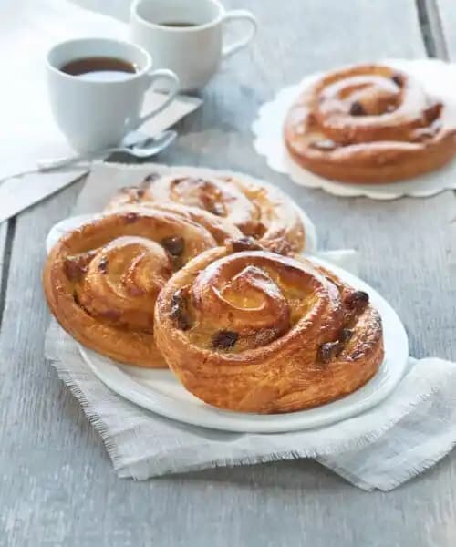 4 pains aux raisins pur beurre