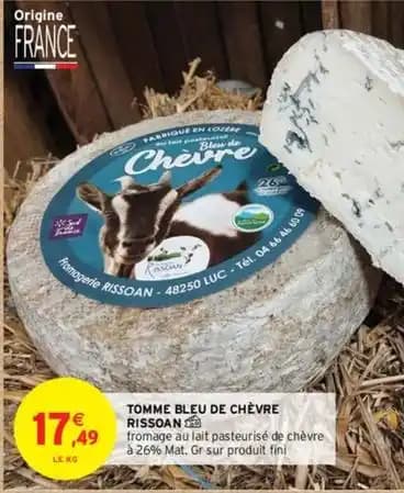 Rissoan - tomme bleu de chevre
