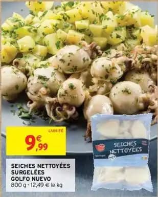 Golfo nuevo - seichesnettoyees surgelées