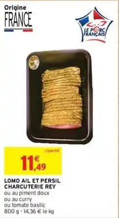 Lomo ail et persil charcuterie rey