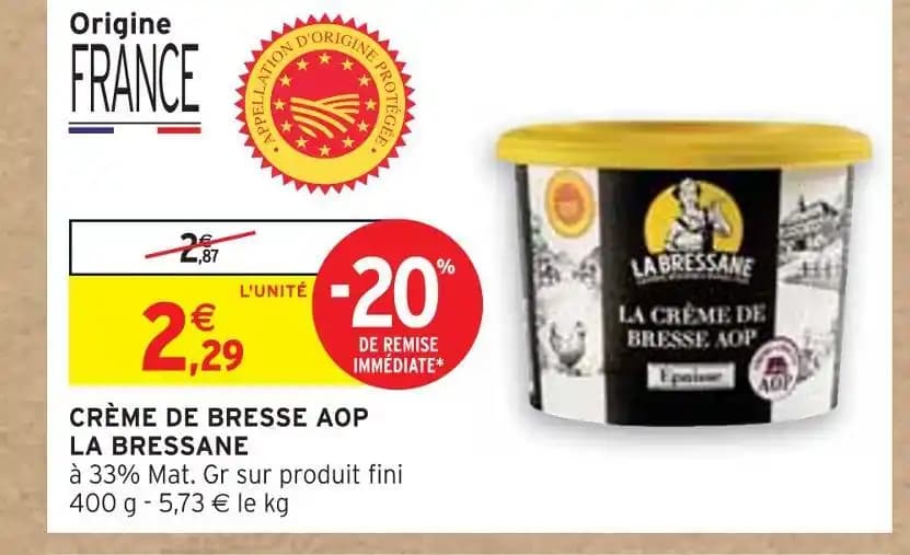 LA BRESSANE CRÈME DE BRESSE AOP