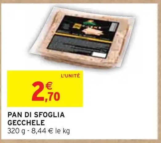 GECCHELE PAN DI SFOGLIA