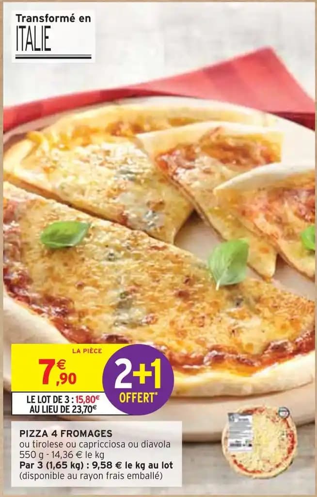 PIZZA 4 FROMAGES