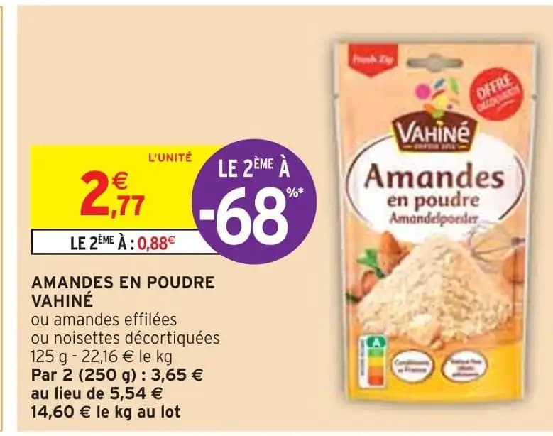 VAHINÉ AMANDES EN POUDRE