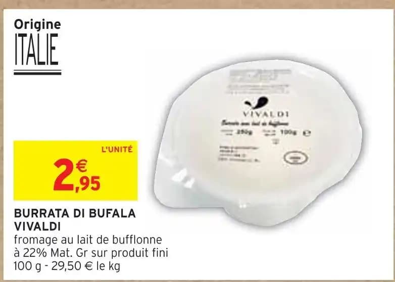 VIVALDI BURRATA DI BUFALA