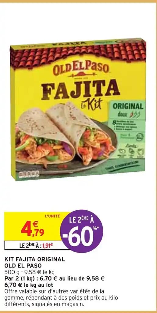 OLD EL PASO KIT FAJITA ORIGINAL