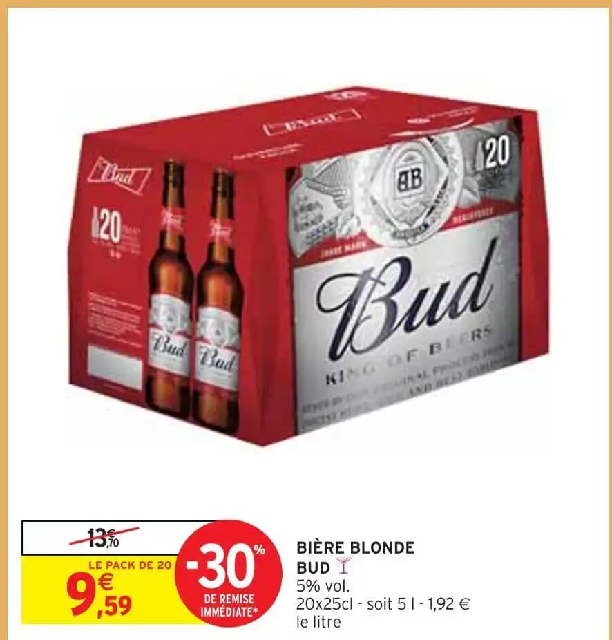 BUD BIÈRE BLONDE