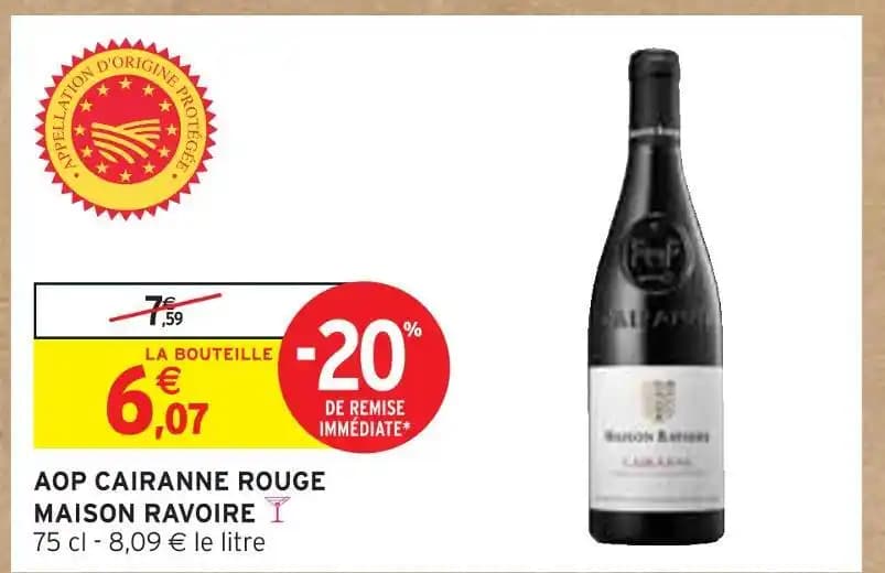 MAISON RAVOIRE AOP CAIRANNE ROUGE
