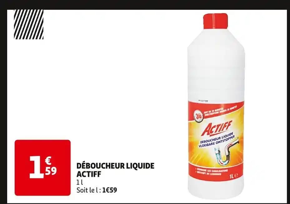 ACTIFF DÉBOUCHEUR LIQUIDE