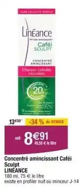 Lineance - concentre amincissant cafei sculp
