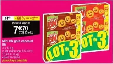 Bn - mini bn gout chocolat