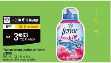 Lenor - adoucissant jardins en fleurs