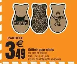 Griffoir pour chat