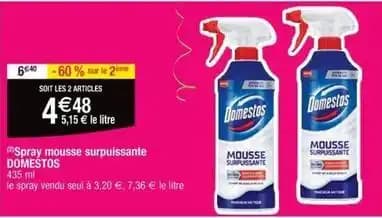 Domestos - spray mousse surpuissante