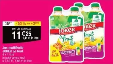 Joker - jus multifruits le fruit