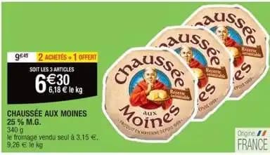 Chaussée aux moines - 25 % m.g