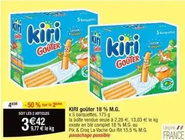 Kiri - goûter 18 % m.g