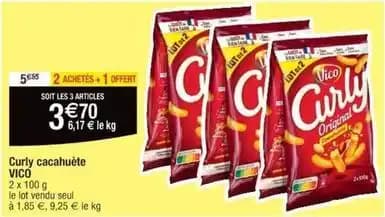 Vico - curly cacahuete