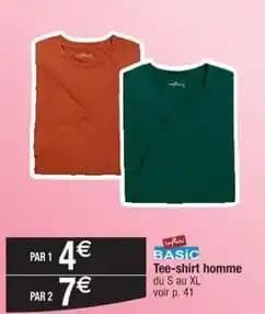 Basic - t-shirt homme