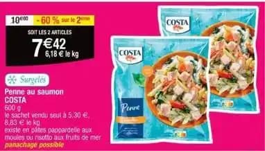 Costa - penne au saumon