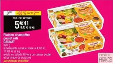 Daunat - poulet à l'ail