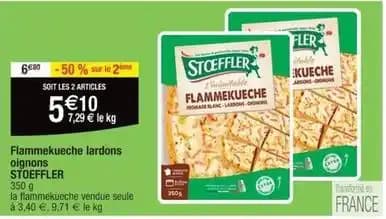 Stoeffler - flammekueche lardons oignons