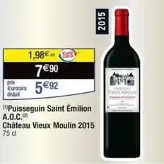 Château vieux moulin - puisseguin saint émilion a.o.c